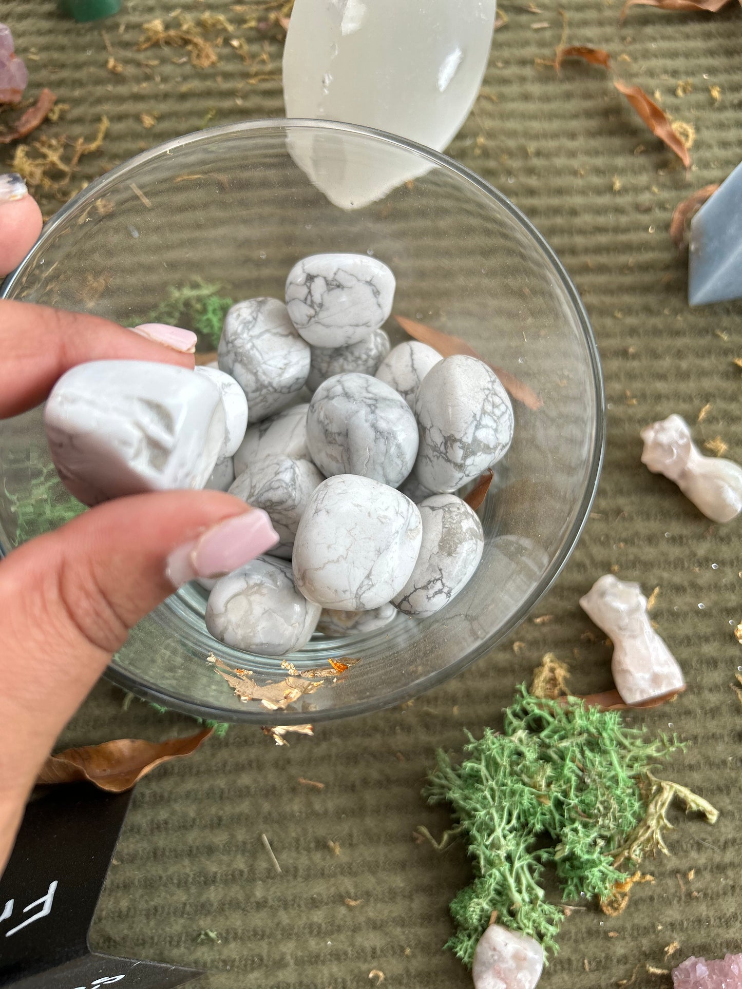 Howlite Cubes