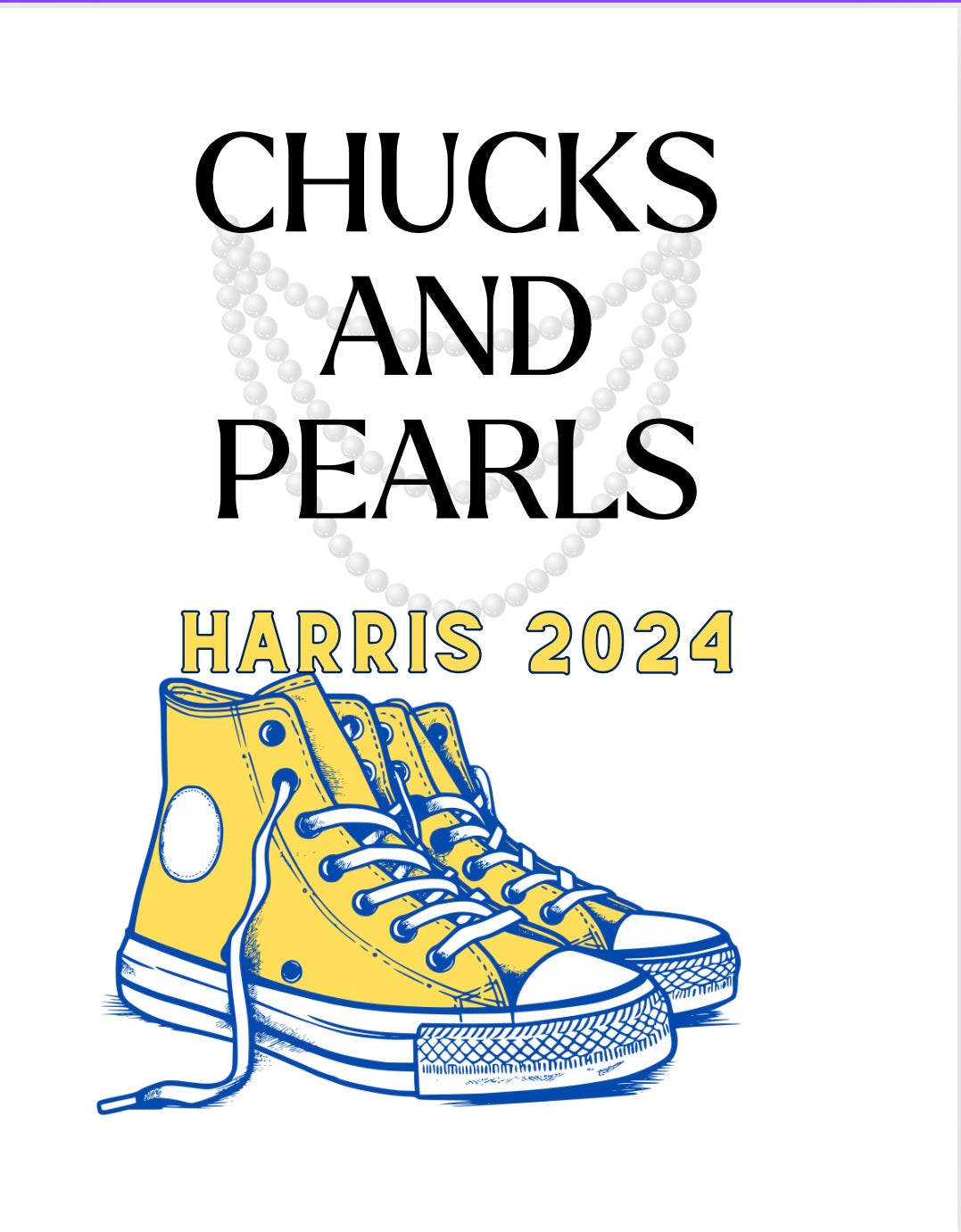 Chucks and Pearls Blue&Gold 1 Presale