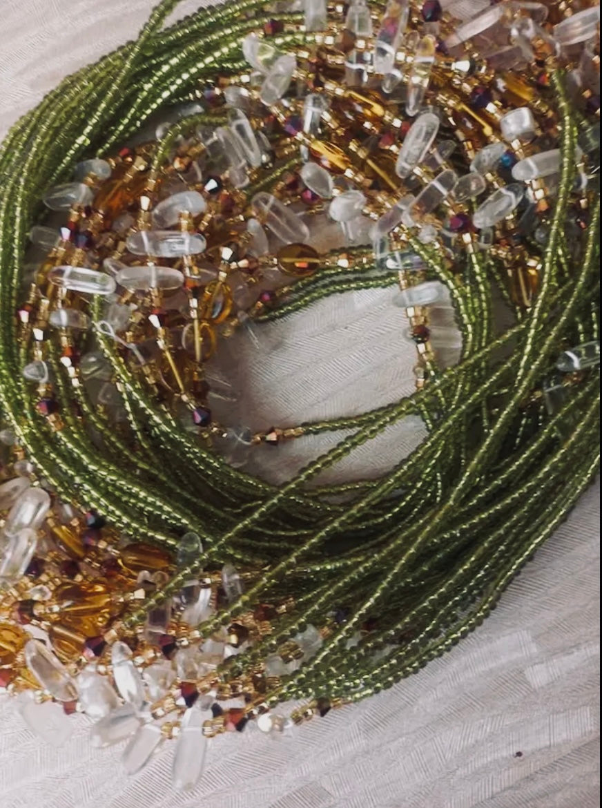 Crystal and Bead Waist Beads