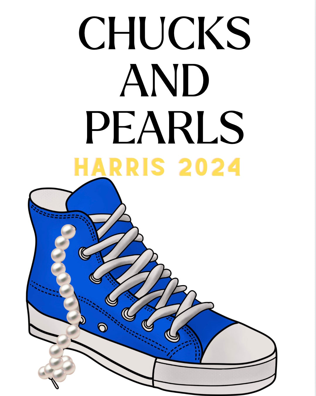 Chucks and Pearls Blue&Gold  2 presale